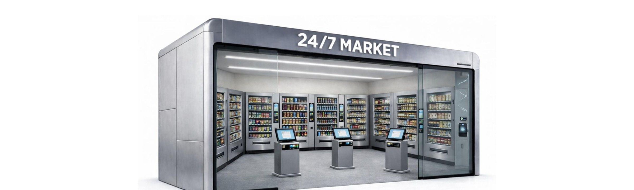 Sosyal Otomat Platformuna bağlanan otonom market